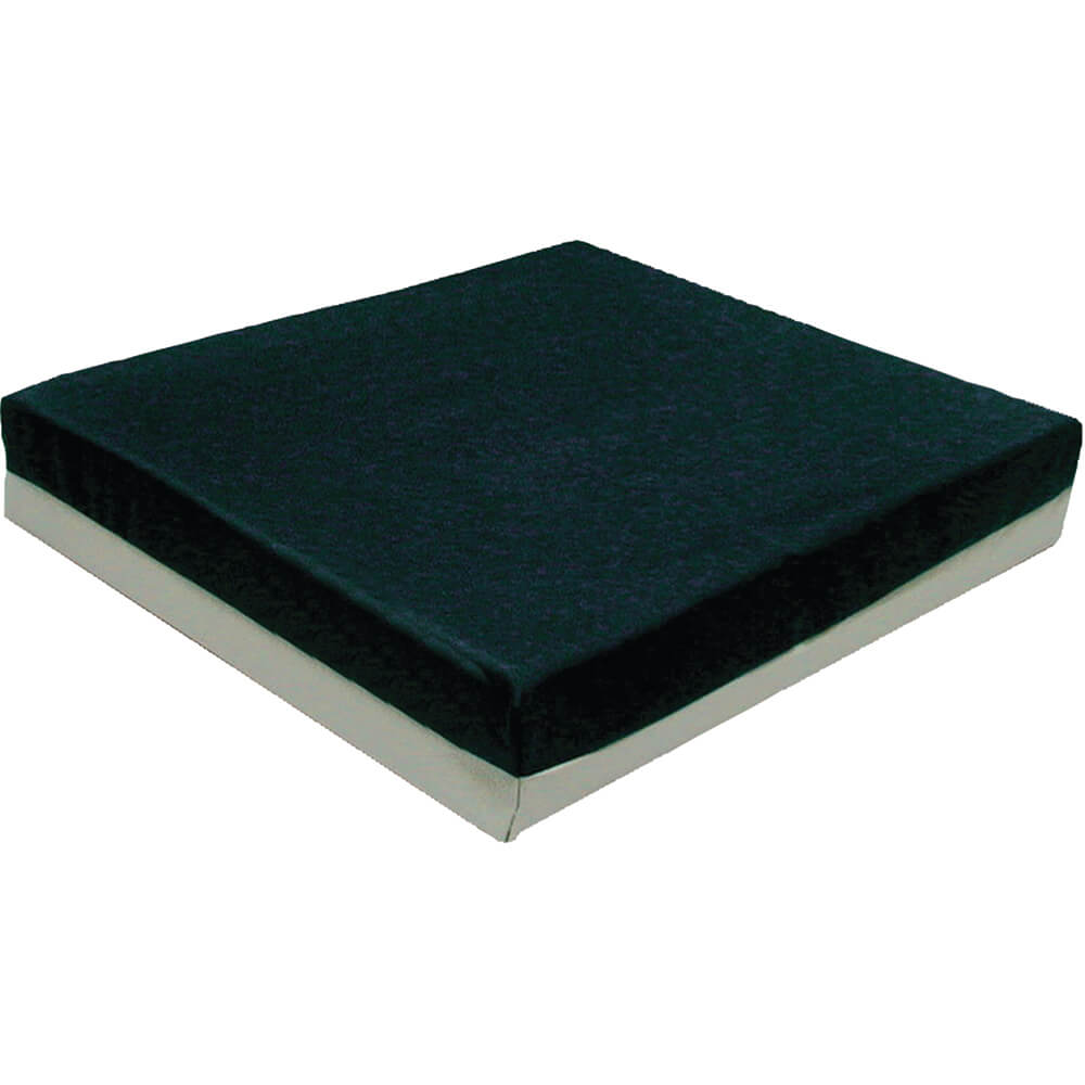 Gel Wheelchair Cushion with Removable Cover, 16x18x2 Navy Color