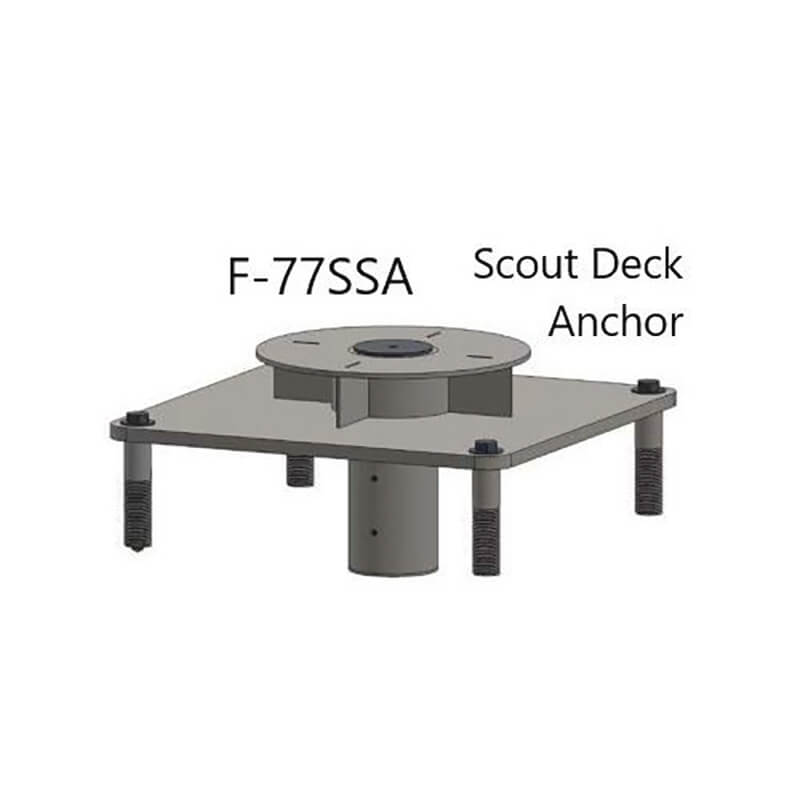 Aqua Creek Scout/Mighty Lift, Semi-recessed, Shallow Concrete Deck Anchor