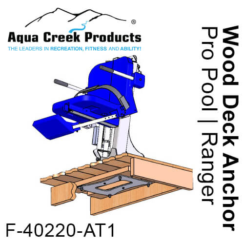 Aqua Creek Pro Pool Series , Wood Deck Anchor